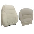 Front Driver Side Bottom And Top Back Replacement Seat Covers Tan Perforated Microfiber Leather For Volkswagen Jetta 2011 2012 