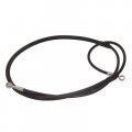 Galfer Front Steel Braided Brake Line Standard Length Black For Yamaha Ttr125l 2002-2008 