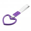 Dwl Jdm Tsurikawa Ring Heart-shaped Car Hand Strap Japanese Subway Train Busle Hand Drift Charm Bosozoku Purple 