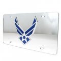 Air Force Falcons Inlaid Acrylic License Plate Silver 