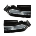2pcs Black Pickup Truck Metal Corners Replacement For 2009-2014 F150 4 Door 