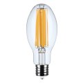 Satco S13186 28w Led Hid Replacement Bulb Ed28 2200k Warm White 4200 Lumens Extended Mogul Base Ex39 Clear Lens 120-277v 
