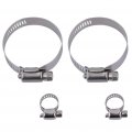 Universal Oil Radiator Hose Clamps Kit 8-10mm 27-51mm 4pcs 