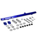 Auto Dynasty Compatible With Supra Top Feed High Flow Fuel Injector Rail Kit Blue 2jz-gte Jza80