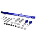 Auto Dynasty For Supra Top Feed High Flow Fuel Injector Rail Kit Blue 2jz-gte Jza80