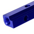 Auto Dynasty Compatible With Supra Top Feed High Flow Fuel Injector Rail Kit Blue 2jz-gte Jza80