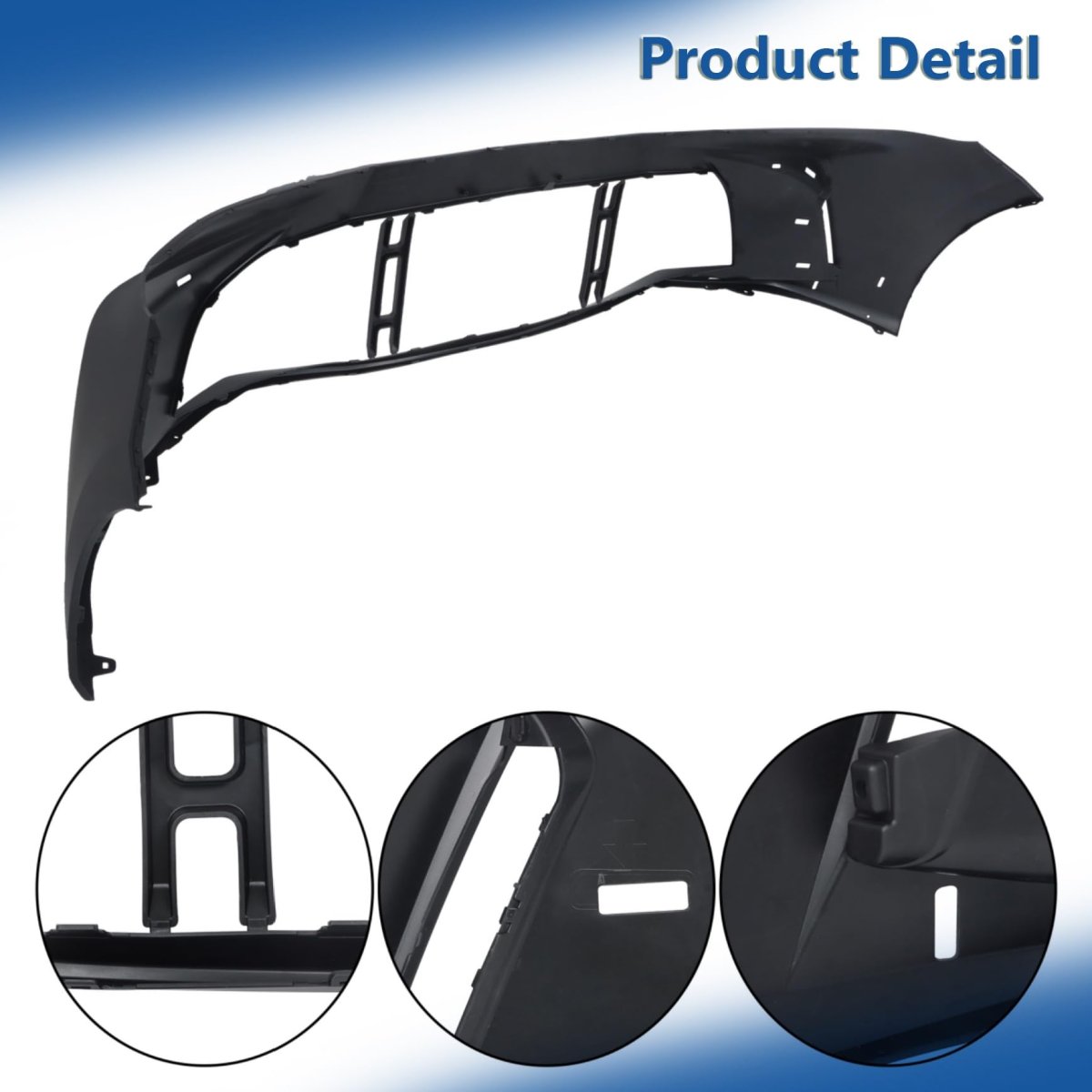 Front Bumper Cover Without Parking Sensor Holes Primed Replacement For Camry Se 2025 52119-aq903