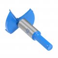 Uxcell Forstner Drill Bits 45mm Tungsten Carbide Wood Hole Saw Auger Opener Woodworking Hinge Drilling Boring Bit Cutter Blue