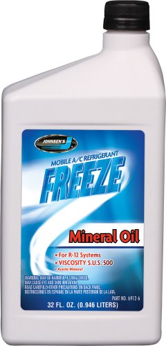 6912-6 Refrigeration Mineral Oil For R-12 Ac Systems 32 Oz Bottle