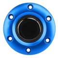 Universal 6-hole Horn Button Cap For And Steering Wheels Fits Standard Interior Wheel Decor Blue 