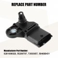 X Autohaux Manifold Absolute Pressure Sensor Map 0281006028 55206797 73503657 504088431 For Alfa Romeo Giulia 2017-2020 Porsche