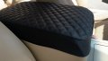 Center Console Lid Armrest Cover For Toyota Tundra Pickup 2014 To 2021 Black Synthetic Leather Box Protector Accessories