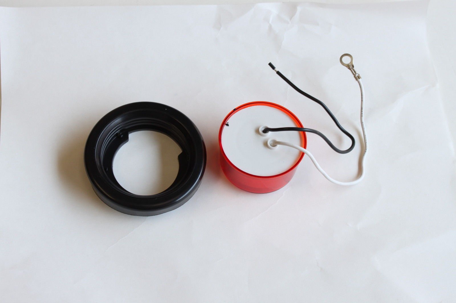 4 Red And Amber Led 2 In Round Clearance Side Marker Light Kits With Grommet For Truck Trailer Rv Pack Of 8