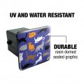 Crazy Cat Pattern Tow Trailer Hitch Cover Plug Insert