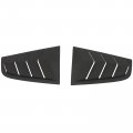 Ocpty Rear Window Louvers Compatible With 2003-2008 For Nissan 350z Abs Racing Quarter Matte Black