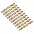 Uxcell 4x30mm Hanger Bolts 80pcs Double Ended Self-tapping Thread Wood To Dowel Screws For Connecting