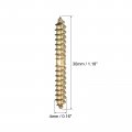 Uxcell 4x30mm Hanger Bolts 80pcs Double Ended Self-tapping Thread Wood To Dowel Screws For Connecting