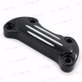 Httmt Mt446-002c- Scalloped Handlebar Riser Clamp Compatible With H-d Sportster 1200 Low Rider Fxrs Black