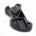 Httmt Mt446-002c- Scalloped Handlebar Riser Clamp Compatible With H-d Sportster 1200 Low Rider Fxrs Black