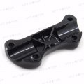 Httmt Mt446-002c- Scalloped Handlebar Riser Clamp For H-d Sportster 1200 Low Rider Fxrs Black