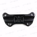 Httmt Mt446-002c- Scalloped Handlebar Riser Clamp Compatible With H-d Sportster 1200 Low Rider Fxrs Black