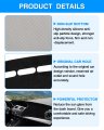 Autorder Custom Fit For Dashboard Cover Mat 2010-2013 Mazda 3 Sedan Hatchback Mazdaspeed3 Accessories Dash Flannel Sunshade