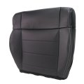 Black Artificial Leather Seat Cover Front Driver Side Bottom Replacement For 2007 2012 Custom Fit Vehicle Specific 