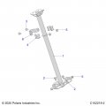 Polaris Atv Steering Post Assembly Genuine Oem Part Qty 1