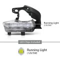 Pair Led Drl Daytime Running Light Driving Fog Lamp For Toyota Highlander 2014-2016 Left Driver Right Passenger Side 2pcs