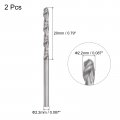 Uxcell Solid Carbide Drill Bits 2 2mm C2 K20 Tungsten Jobber Straight Shank Drilling Tool For Stainless Steel Aluminum Iron