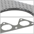 Dna Motoring Gktset-hc88-b18-41 Aluminum Exhaust Manifold Header Gasket Set Replacement
