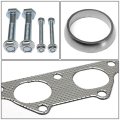 Dna Motoring Gktset-hc88-b18-41 Aluminum Exhaust Manifold Header Gasket Set Replacement