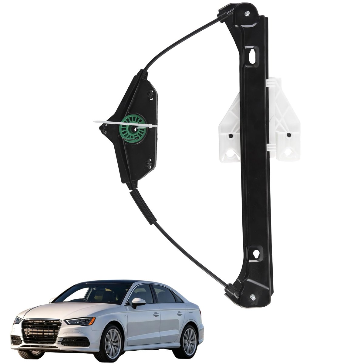 Rear Left Window Regulator Without Motor For 2015 To 2020 Audi A3 Quattro Fwd 8v Part Number 8v4839461