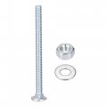 Uxcell 1 4-20 X 3-1 2 Square Neck Carriage Bolts With Nuts Washers Carbon Steel Coach Bolt Screws 10 Set
