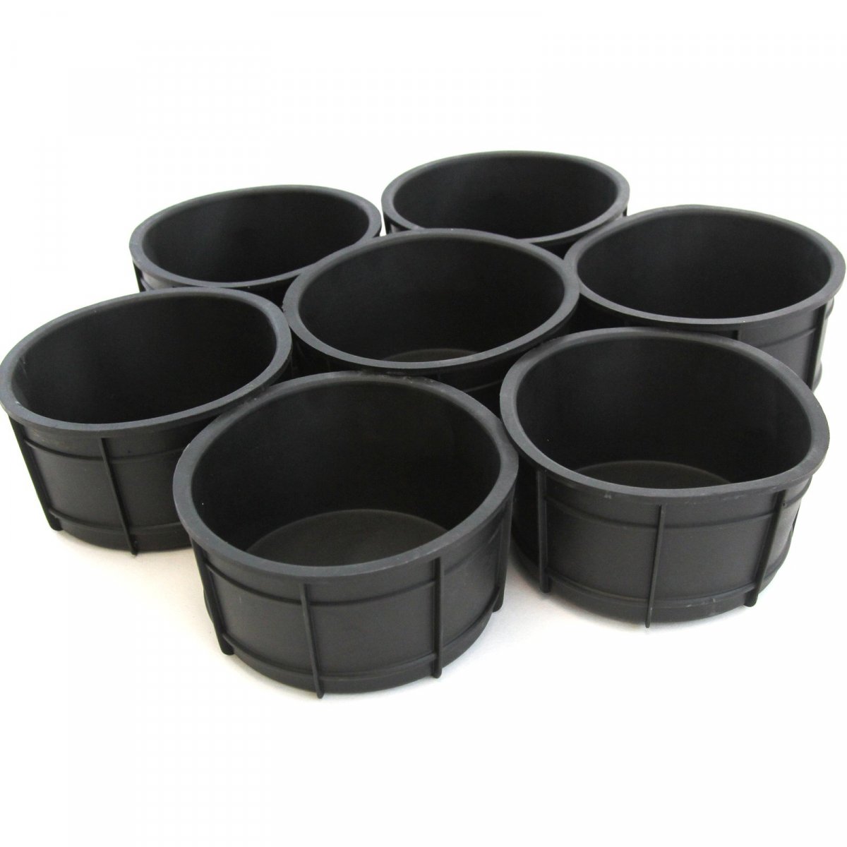 Red Hound Auto Seven Replacement Ford F-150 Expedition Lincoln Navigator Rear Console Cup Holder Rubber Insert Liners For All