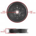 Caltric Flat Idler Pulley Compatible With John Deere Lawn And Garden Tractor G100 Gt242 Gt262 Gt275