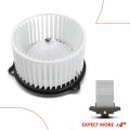 A-premium Hvac Heater Blower Motor And Resistor Assembly Compatible With Hyundai Vehicles Tiburon 2003008 2 0l 2 7l Front Side