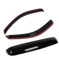 Auto Dynasty For Dodge Dakota 2pcs In-channel Window Vent Deflector Rain Guard 38 Inches Sun Roof Visor Dark Smoke 