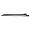 Hecasa Pair Side Skirt Extension Compatible With 2014-2023 Infiniti Q50 All Model Rocker Panel Guard Splitter Lip Body Kit