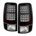 Spyder Auto Led Tail Lights Black Clear
