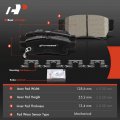 A-premium Rear Ceramic Disc Brake Pads Set Compatible With Select Nissan And Suzuki Models Frontier 2005-2019 Xterra 2005-2015