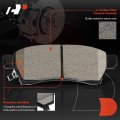 A-premium Rear Ceramic Disc Brake Pads Set Compatible With Select Nissan And Suzuki Models Frontier 2005-2019 Xterra 2005-2015
