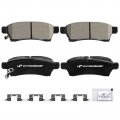 A-premium Rear Ceramic Disc Brake Pads Set Compatible With Select Nissan And Suzuki Models Frontier 2005-2019 Xterra 2005-2015