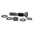 Front Camber Kit For Toyota Camry 1990 To 2017 Light Suspension Grade Round Silver Steel Shim 1 Bolt Hole 