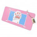 Graphics More Cat Paw Toe Beans With Cute Sparkles Novelty Metal Vanity Tag License Plate