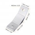 Uxcell 2pcs 135 Degree Angle Aluminum Profile Corner Brackets Brace Joint Connectors For 4040 Series Silver White
