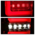 Acanii For 2016-2023 Toyota Tacoma Full Led Tube Tail Lights Brake Lamps Red Clear Pair Driver Passenger Side