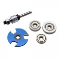 Rockler Biscuit Cutter Router Bit Set 1-27 32 Dia X 5 H 1 4 Shank