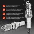 A-premium Ignition Coils And Spark Plugs Kits Compatible With Ford Taurus 1996-2000 Ranger 1998 Contour Windstar 1995-2000