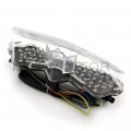 Httmt Mt176- Clear Lens Led Tail Light Compatible With Kawasak Ninja 2003-2004 Zx-6r 636 Zx-6rr Zx600 Z750s 2003-2006 Z1000
